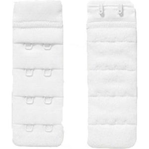 Beha Verlengstuk / Verlenger 2 Haaks Wit (2 Pack)