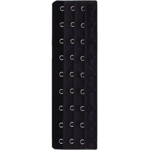 Beha / Corset Verlengstuk / Verlenger 9 Haaks Zwart