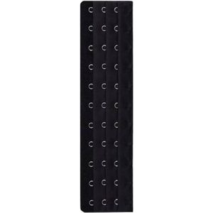 Beha / Corset Verlengstuk / Verlenger 11 Haaks Zwart