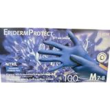Epidermprotect Nitriel onderzoekhandschoen poedervrij M blauw  100 stuks