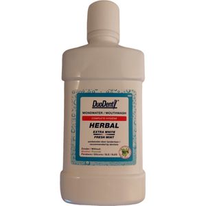 Duodent Herbal Extra White/Freshness - 500 ml - Mondwater