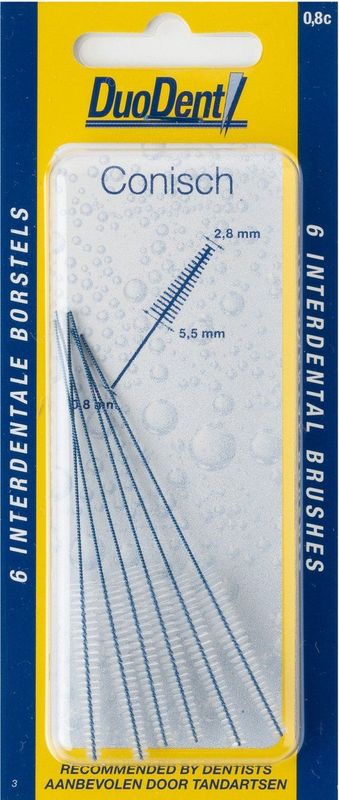 Ragers - Interdentale Borstels - Vaste Houder - Stevige Filamenten - Handig Voor Reinigen