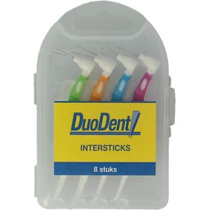 DuoDent Interstick 8 stuks in een handige reisblister 0.7 mm