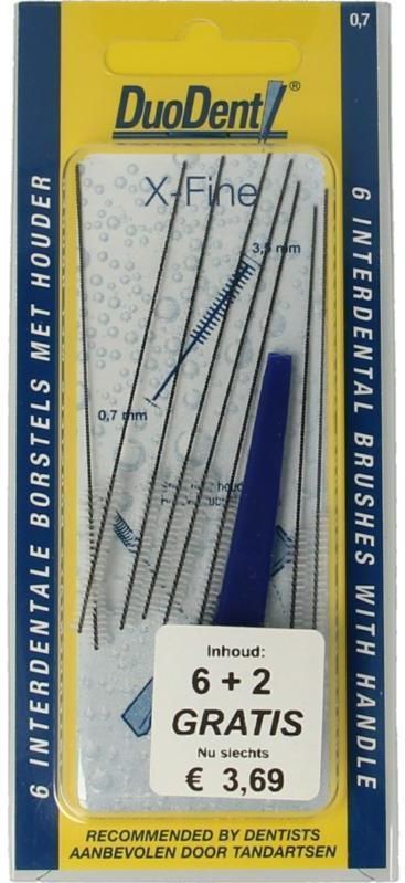 Ragers - Interdentale Borstels - Cilindrisch - X-Fine - Kunststof/Ijzerdraad