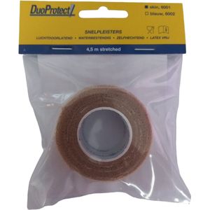 DuoProtect - Snelpleister Stretch - 4.5m x 2.5 cm - Zelfhechtend - Bloedstelpend
