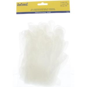 DuoProtect - Handschoenen - Vinyl - Poedervrij - 10 Stuks