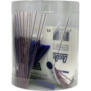 Interdentale Borstels - Fine 0.8 - Stevig - Gepolijste Filamenten - Gecoat Stalen Draad