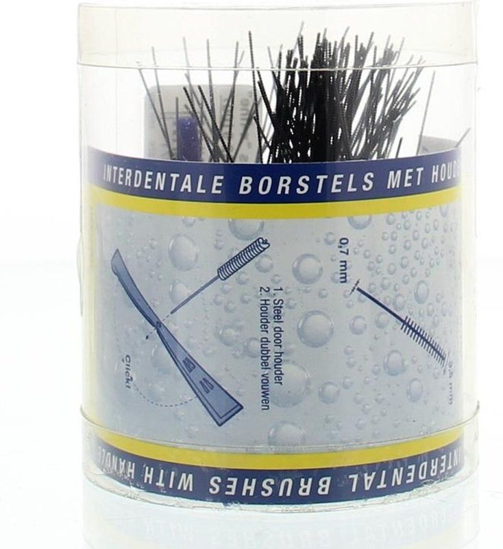 Interdentale Borstels - Extra Fine - 0.7 - Staal - Gepolijste Filamenten