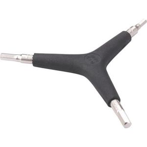 BBB Cycling ThreeStar Inbussleutelset - Fietsgereedschap - voor Onderweg - Zwart - 4/5/6mm - BTL-28