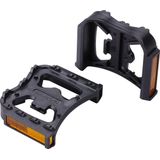 BBB Cycling FeetRest Adapter voor SPD Klikpedalen - Multifunctionele Fietspedalen SPD & Platformpedalen - Zwart - BPD-90
