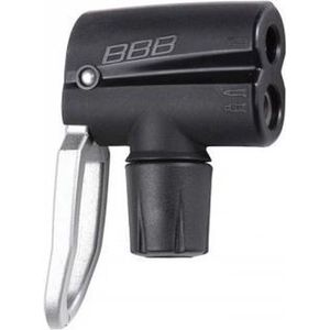 BBB Fietsen Fiets Bfp-93 BBB Fietspomp Hoofd Vervanging voor Fiets Voetpompen Dunlop Schrader Presta Ventielen Geschikt Alle, Zwart, UK