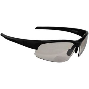 BBB Cycling Fietsbril op Sterkte Impress Reader PH - Fietsbril Meekleurende Glazen - Fietsbril Heren en Dames met Fotochromatische Glazen op Sterkte - Sportbril met Leesgedeelte +1.5 - Mat Zwart - BSG-59PH