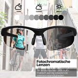 BBB Cycling BSG-59PH, fiets, mountainbike, sportbril, dioptrieënwaarde +2,0, Impress Reader polycarbonaat, mat zwart