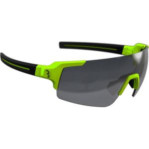 BBB Cycling FullView Fietsbril - Frameless Zonnebril - Wielren Bril met 3 lenzen - Sportbril - Mat Neon Geel - BSG-63