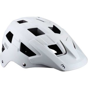 BBB Cycling Nanga MTB Helm Heren & Dames - Fietshelm Volwassenen - Mountainbike Helm - Mat Grijs/Wit - Maat M - BHE-54