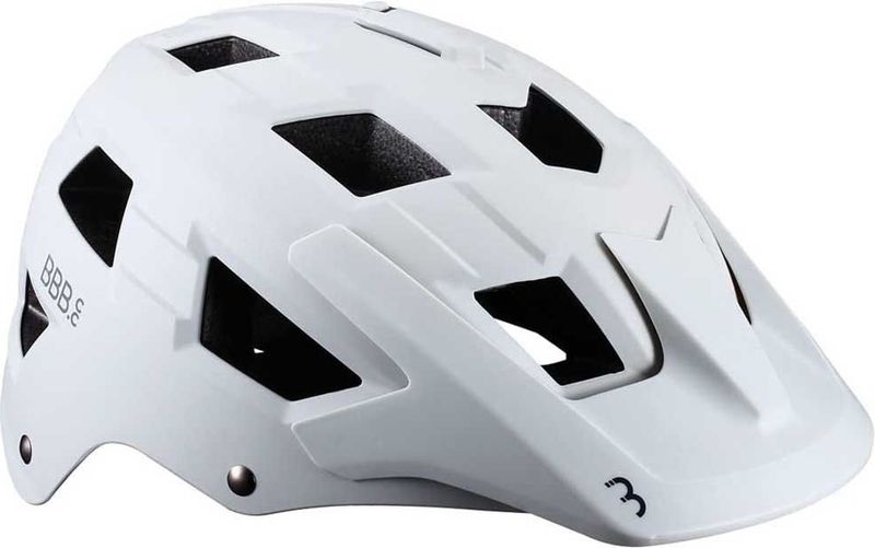 BBB Cycling Nanga MTB Helm Heren & Dames - Fietshelm Volwassenen - Mountainbike Helm - Mat Grijs/Wit - Maat M - BHE-54