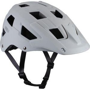 BBB Cycling Nanga MTB Helm Heren & Dames - Fietshelm Volwassenen - Mountainbike Helm - Mat Grijs/Wit - Maat L - BHE-54