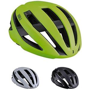 BBB Cycling Unisex's Maestro BHE-10 Racefiets Helm MIPS Lichtgewicht Verstelbare Veiligheidsbescherming CE Certified Mens Womens Neon Geel Maat Klein (52-55cm), S