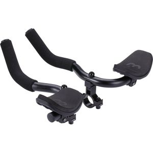 BBB Cycling AeroComfort Ligstuur - Verstelbaar - Aluminium - Opzetstuur met Armsteun - Zwart - 22.2-31.8mm - BHB-59