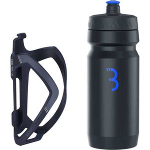 BBB Cycling Waterfles en kooi voor fietsen Licht maar sterk kunststof universeel geschikt voor racefiets en MTB FlexCage CompTank Combinatie BBC-36C