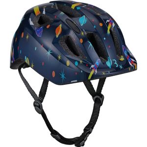 BBB Cycling Hero Kinderhelm Fiets Blauw - Verstelbaar - Wasbare Padding - Fietshelm Meisjes en Jongens - Fietshelm Kinderen - Astronaut - Maat M - BHE-172