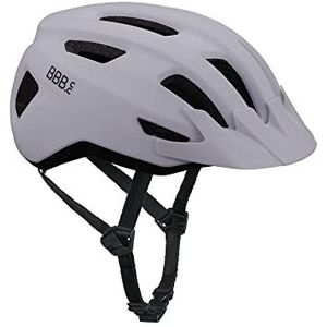 BBB Fietshelm Fiets Volwassen MTB en Racefiets I Helm Fiets Volwassen Vrouwen En Mannen I Volwassen Fietshelm Met Afneembare Vizier En Reistas I Condor 2.0 BHE-173T, Mat Wit