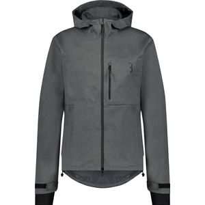 BBB Cycling Rainshield Explorer Regenjas - Dames en Heren Regenpak - Waterafstotend - Grijs -Maat S - BBW-450