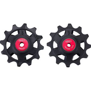 BBB Cycling RollerBoys 12T SR keramische wielen, compatibel met SRAM, groepen 12 versnellingen, hoogwaardige keramische katrolwielen, duurzame en efficiënte steunwielen, BDP-20