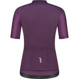 DonnaFit - Fietsshirt - Zwart Bloem - Gerecycled Polyester - Korte Mouwen