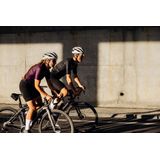 DonnaFit - Fietsshirt - Zwart Bloem - Gerecycled Polyester - Korte Mouwen