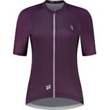 DonnaFit - Fietsshirt - Zwart Bloem - Gerecycled Polyester - Korte Mouwen
