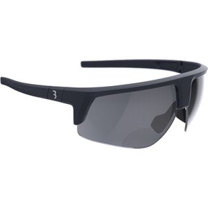 BBB Cycling Bifocale fietsbril, sportbril, fietszonnebril met leesgedeelte voor verziend zicht, heren en dames, 100% uv-bescherming, racefiets en MTB Comet Reader, mat zwart + 1,5 BSG-76
