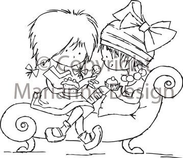Dds3308 Clearstamp Daisy's Birthday