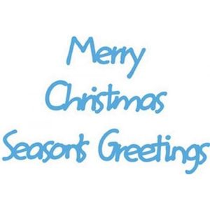 Lr0225 Creatable snijmal - Tekst: Merry Christmas