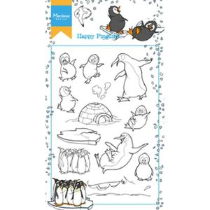 Ht1628 Clear stamp Hetty's Happy Pinguin