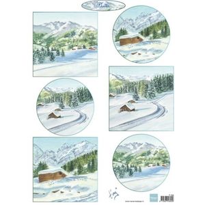It599 Knipvel - Tiny's winter landschapjes - A4
