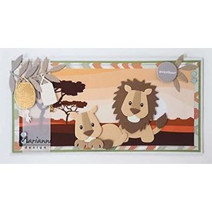 Col1455 Collectable snijmal - Eline's lion/tiger