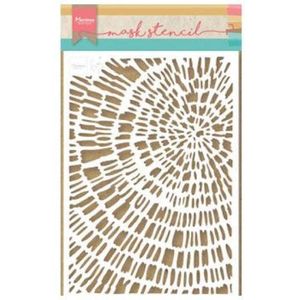 Ps8040 Craft stencil - Tiny's Sliced Wood - Hout Schijven - A5 - By Tiny