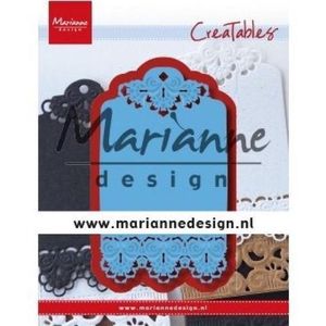 Marianne Design Creatables Snij en Embosstencil - Brocante label