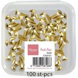 Ca3151 Push Pins - doosje met 100 goud kleurige splitpennen van 3mm