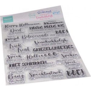 Cs1151 Stempel - Griezelgroetjes 18 delige stempelset - 110x150mm