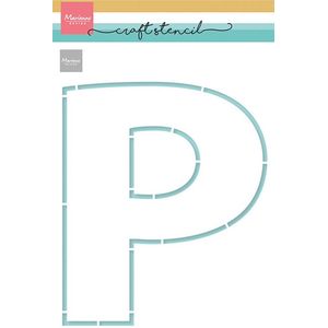 Marianne D Craft Stencil - P-Letter PS8148 210x149 mm (11-23)