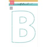 Ps8178 Craftstencil - Letter B - A5