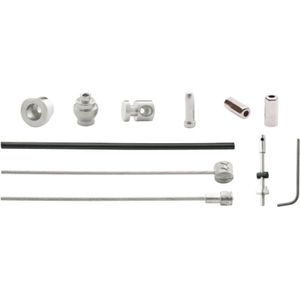 Elvedes Remkabel Set Voor Trommelrem 1350/1000 Mm Zwart/zilver