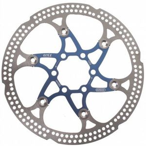 Elvedes Remschijf 160 Mm 6 Gaats Staal Zilver/blauw