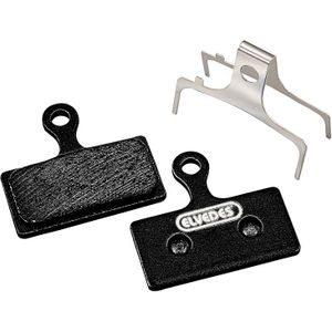 ELVEDES Shimano BRM666, BRM785, BRM985 remblokken Cycle/MTB/E-Bike/Mountainbike/straat, unisex, zwart, standaard