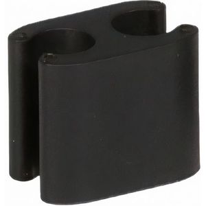 Elvedes Kabelschellen Duo PVC 4,1 mm + 4,1 mm schwarz (50 Stück)