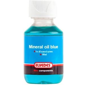 Elvedes - Universele Minerale Olie - 1000 ml - Blauw - Voor Alle Remsystemen