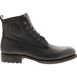 Blackstone, Schoenen, Heren, Zwart, 44 EU, Leer, Gm 09 Black - Hoge veterlaarzen