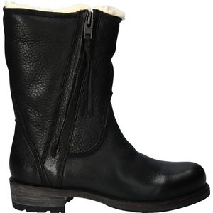 Blackstone - AURORA - Boots - Black - Leer - Gevoerd met Schapenvacht